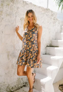 Shift Dresses | Mini Dresses>Humidity Lifestyle AMBER BLOOM DRESS