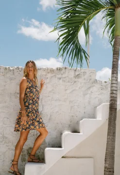 Shift Dresses | Mini Dresses>Humidity Lifestyle AMBER BLOOM DRESS