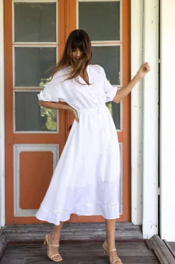 Maxi Dresses | Midi Dresses>Humidity Lifestyle AMBROSIA MIDI DRESS