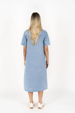 Denim | Shift Dresses><noscript><img width=
