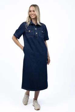 Denim | Shift Dresses><noscript><img width=