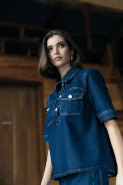 Denim>Humidity Lifestyle AMICI TOP