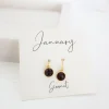 Jewellery>Humidity Lifestyle BIRTHSTONE EARRINGS