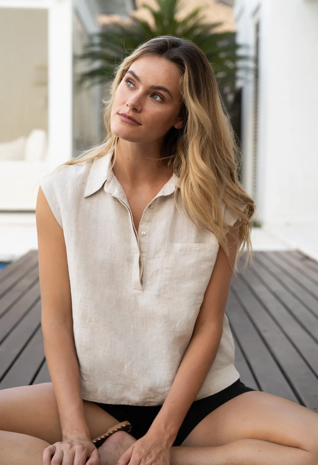 Blouses>Humidity Lifestyle CABO TOP