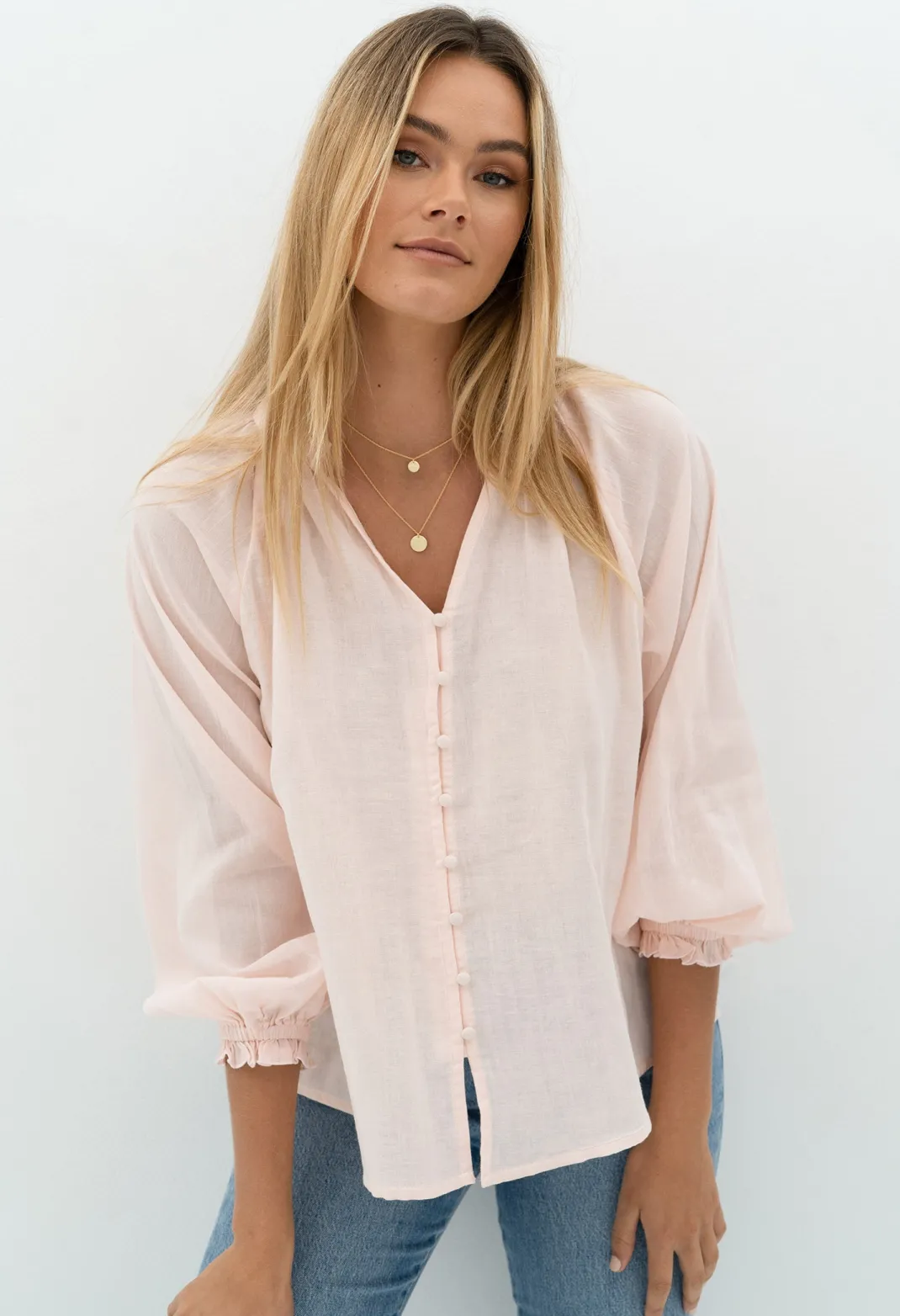 Resort | Blouses>Humidity Lifestyle CHI CHI BLOUSE