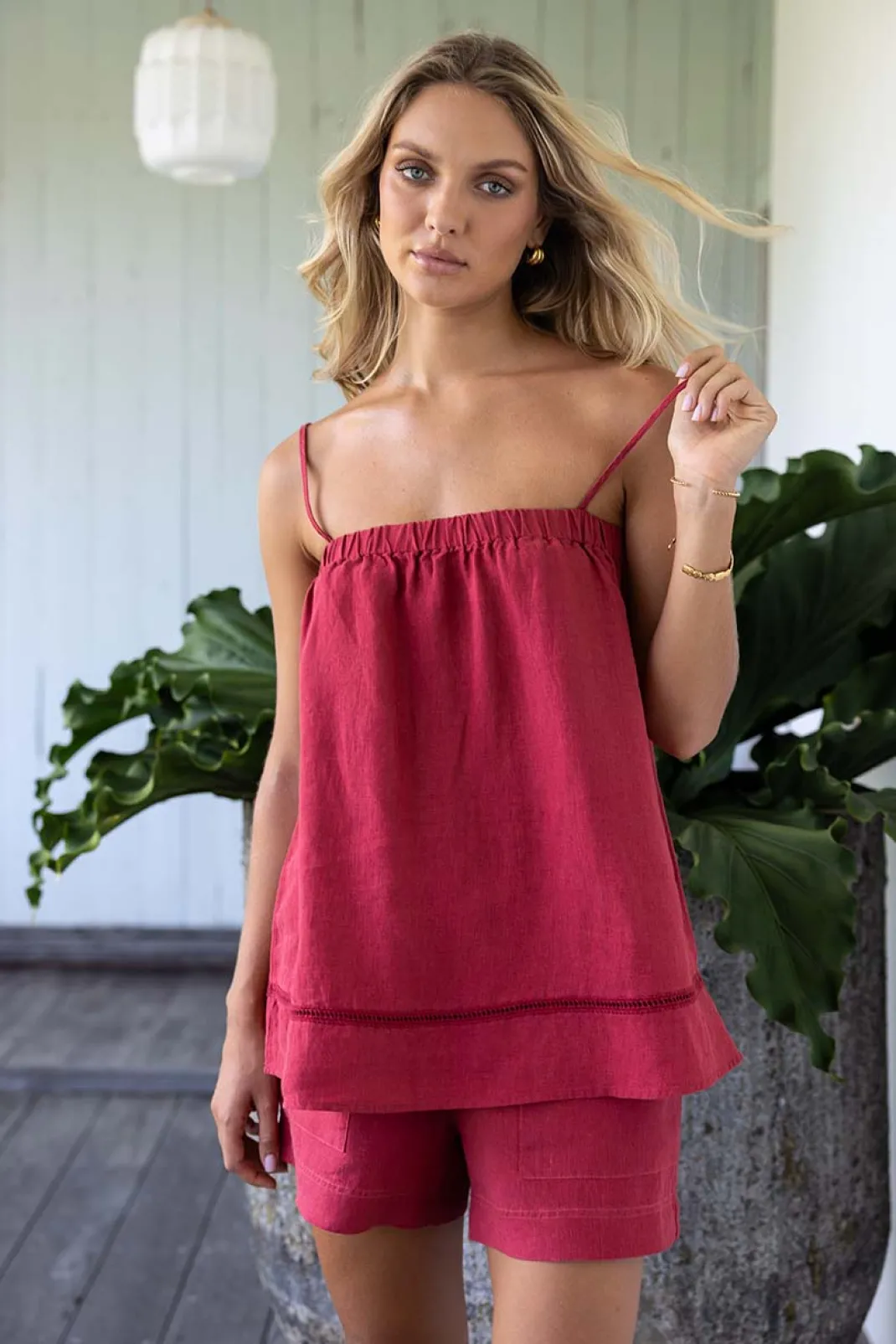 Tanks & Camis>Humidity Lifestyle CLAUDIA CAMI