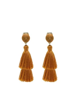 Jewellery>Humidity Lifestyle DOUBLE TASSEL EARRING