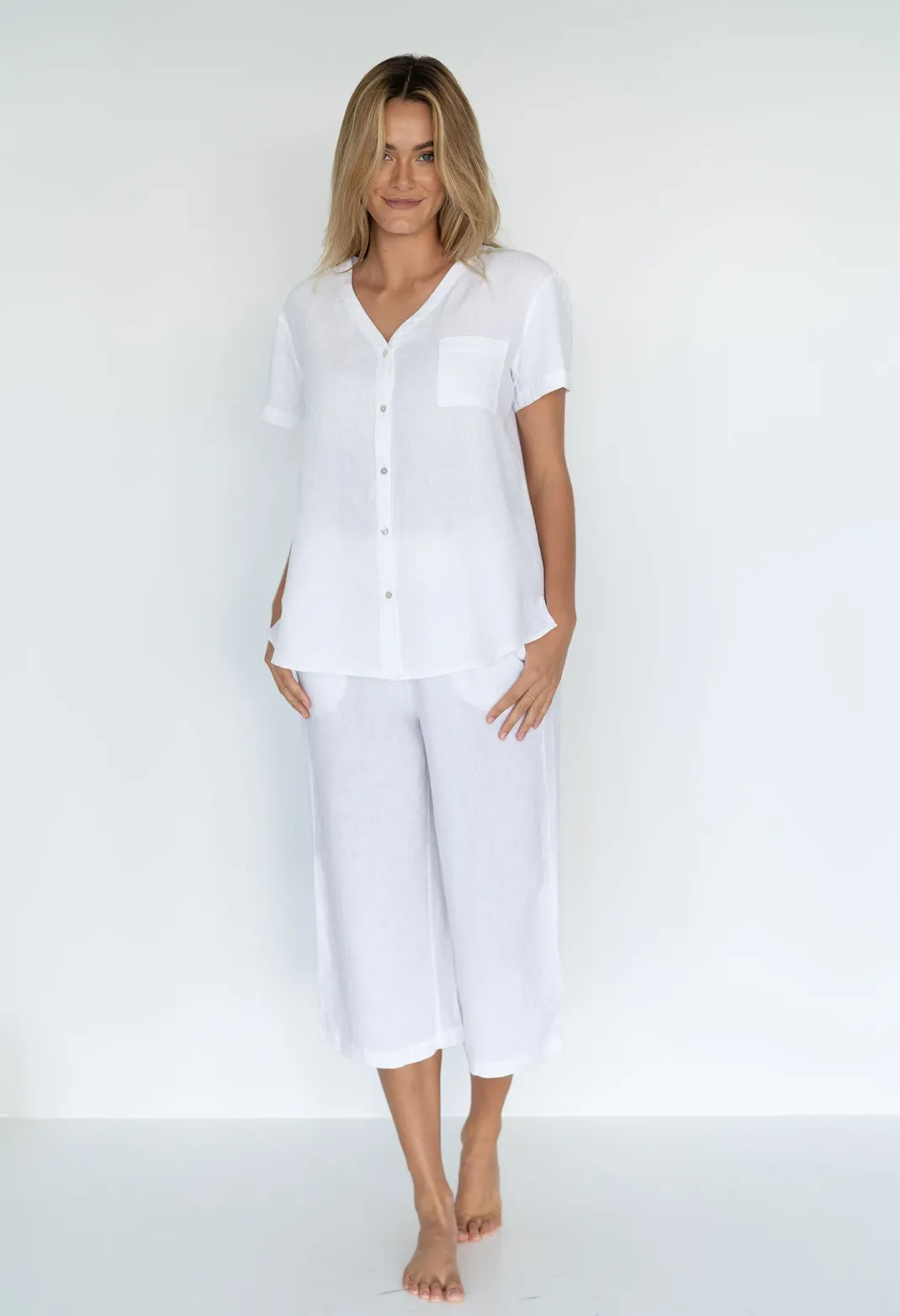 Sleepwear | Loungewear>Humidity Lifestyle DREAM PANT - WHITE