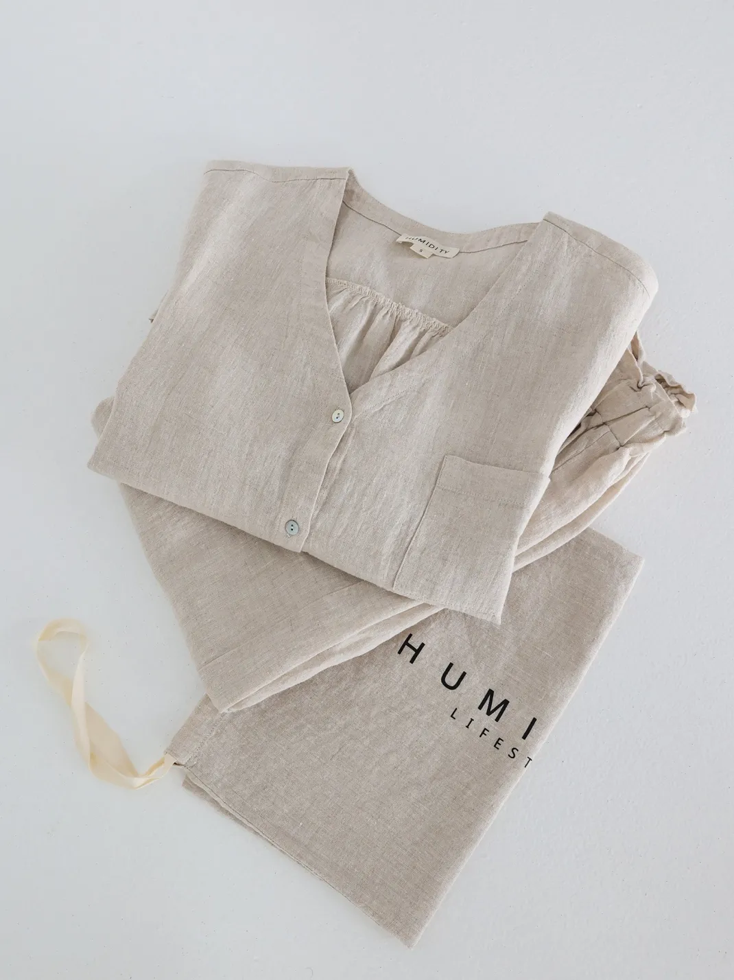 Sleepwear | Loungewear>Humidity Lifestyle DREAM SHIRT - NATURAL
