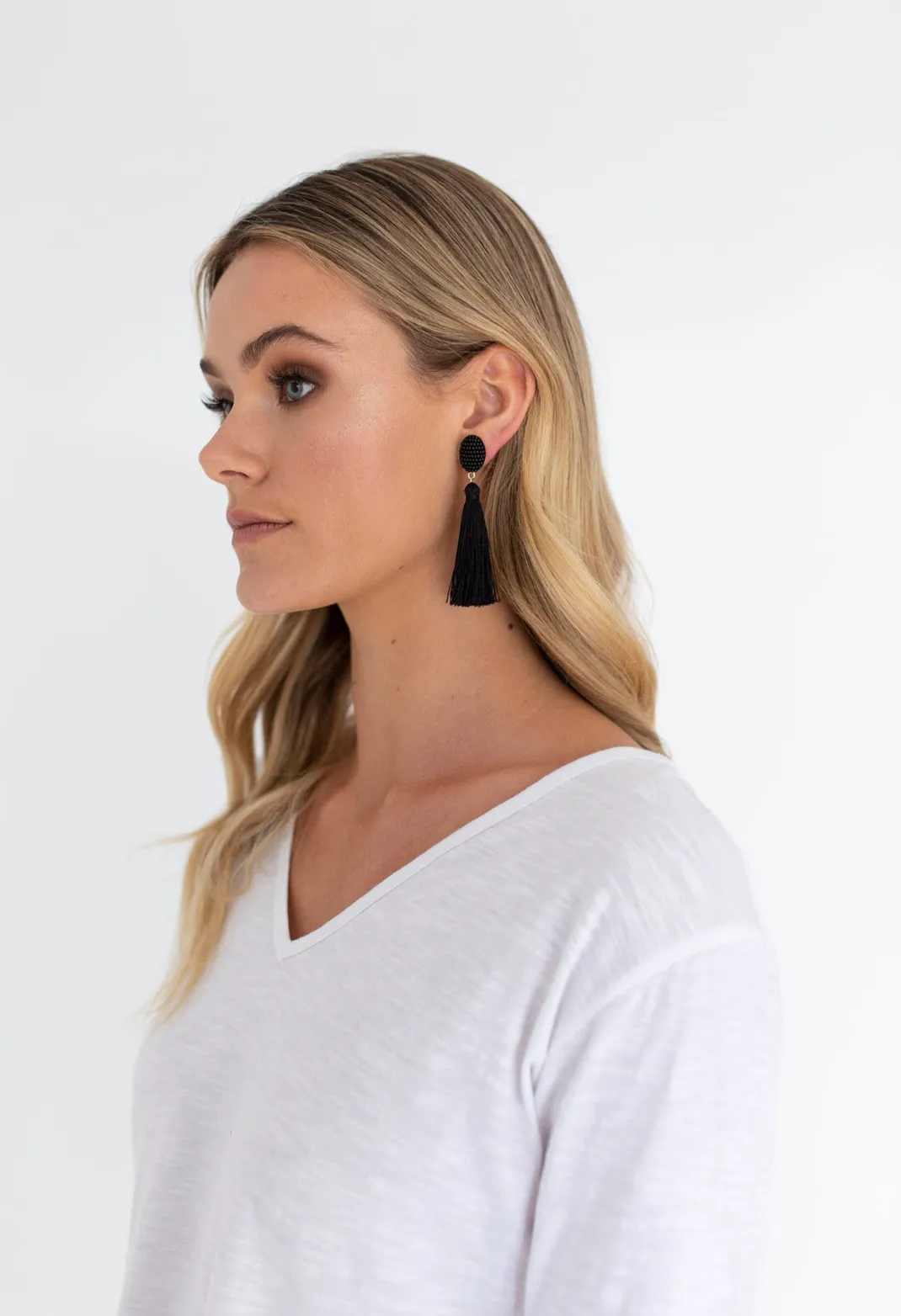 Jewellery>Humidity Lifestyle DROP TASSEL EARRINGS