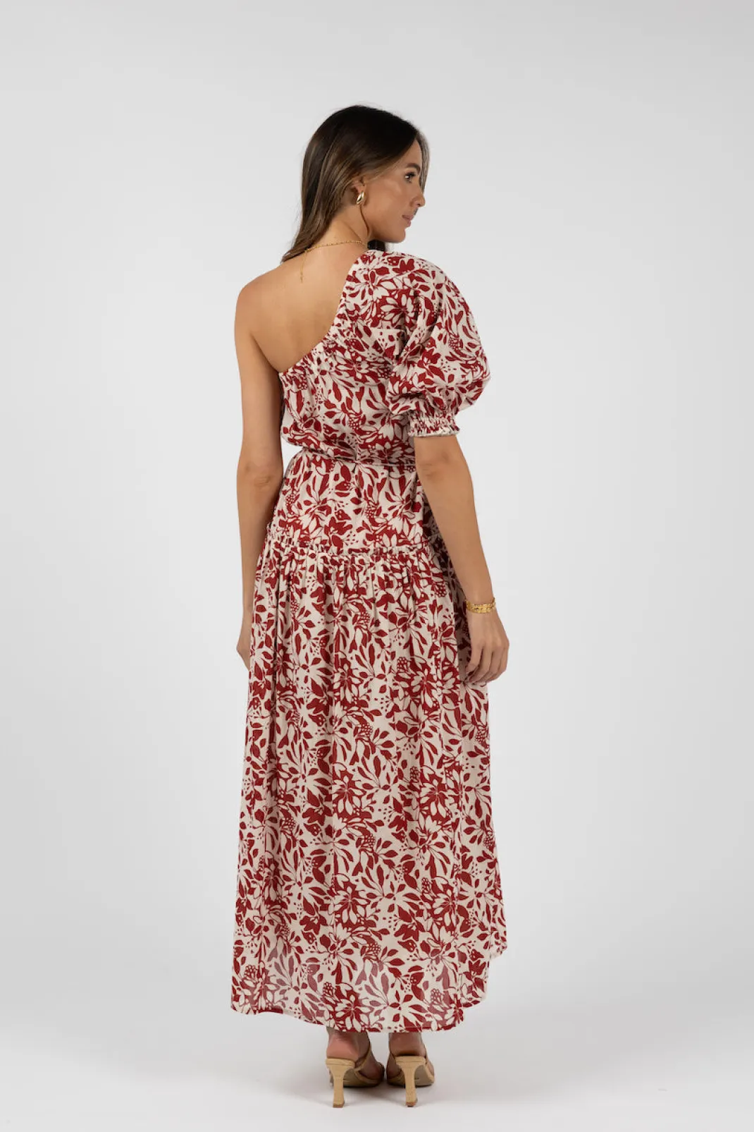 Resort | Maxi Dresses>Humidity Lifestyle EDEN ONE-SHOULDER DRESS