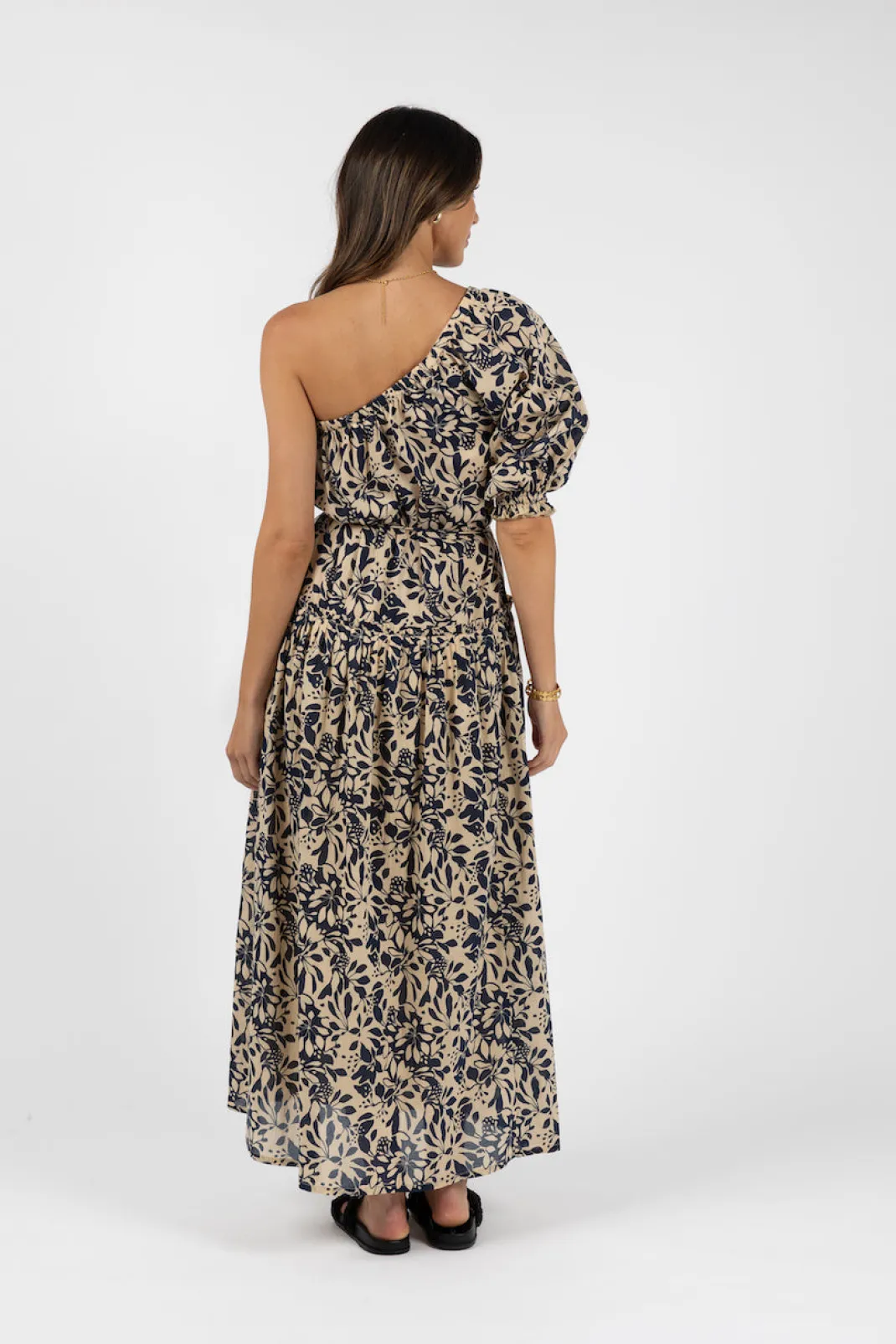 Resort | Maxi Dresses>Humidity Lifestyle EDEN ONE-SHOULDER DRESS