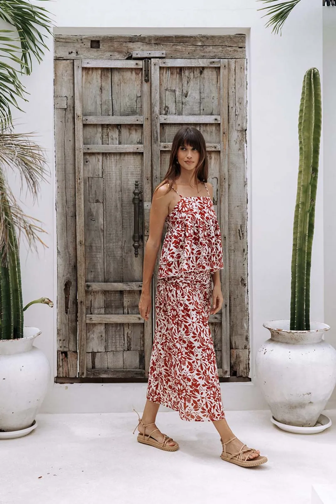 Resort | Skirts>Humidity Lifestyle EDEN RUCHED SKIRT