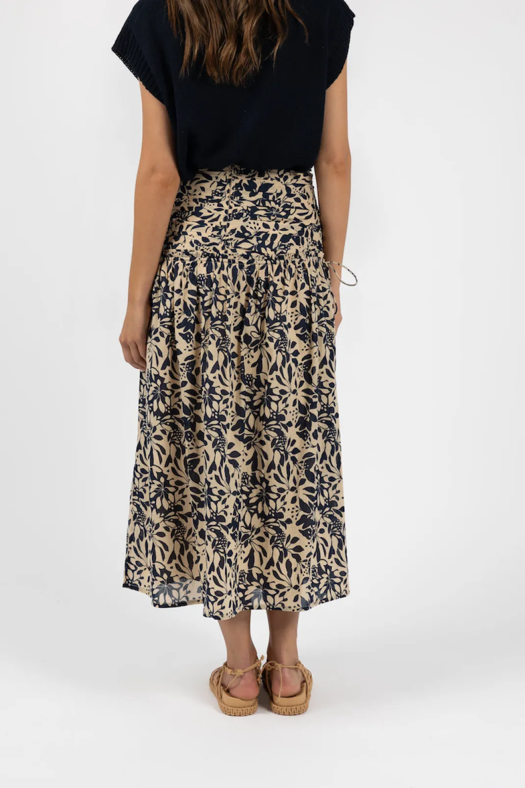 Resort | Skirts>Humidity Lifestyle EDEN RUCHED SKIRT