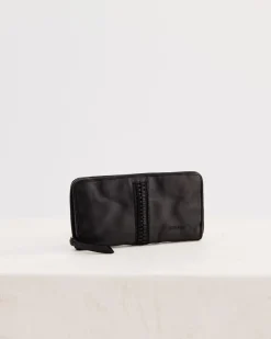Bags>Humidity Lifestyle JUJU & CO BRAID WALLET - BLACK