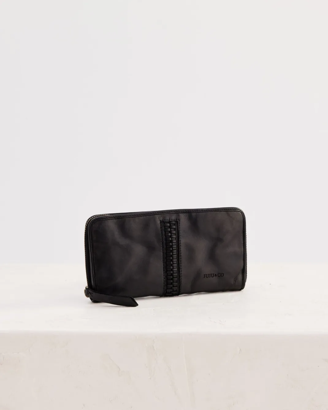 Bags>Humidity Lifestyle JUJU & CO BRAID WALLET - BLACK