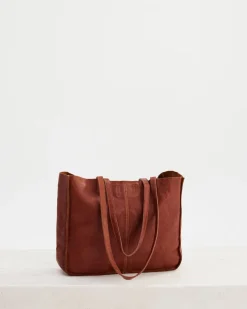 Bags>Humidity Lifestyle JUJU & CO TUMBLED BABY UNLINED TOTE - TAN