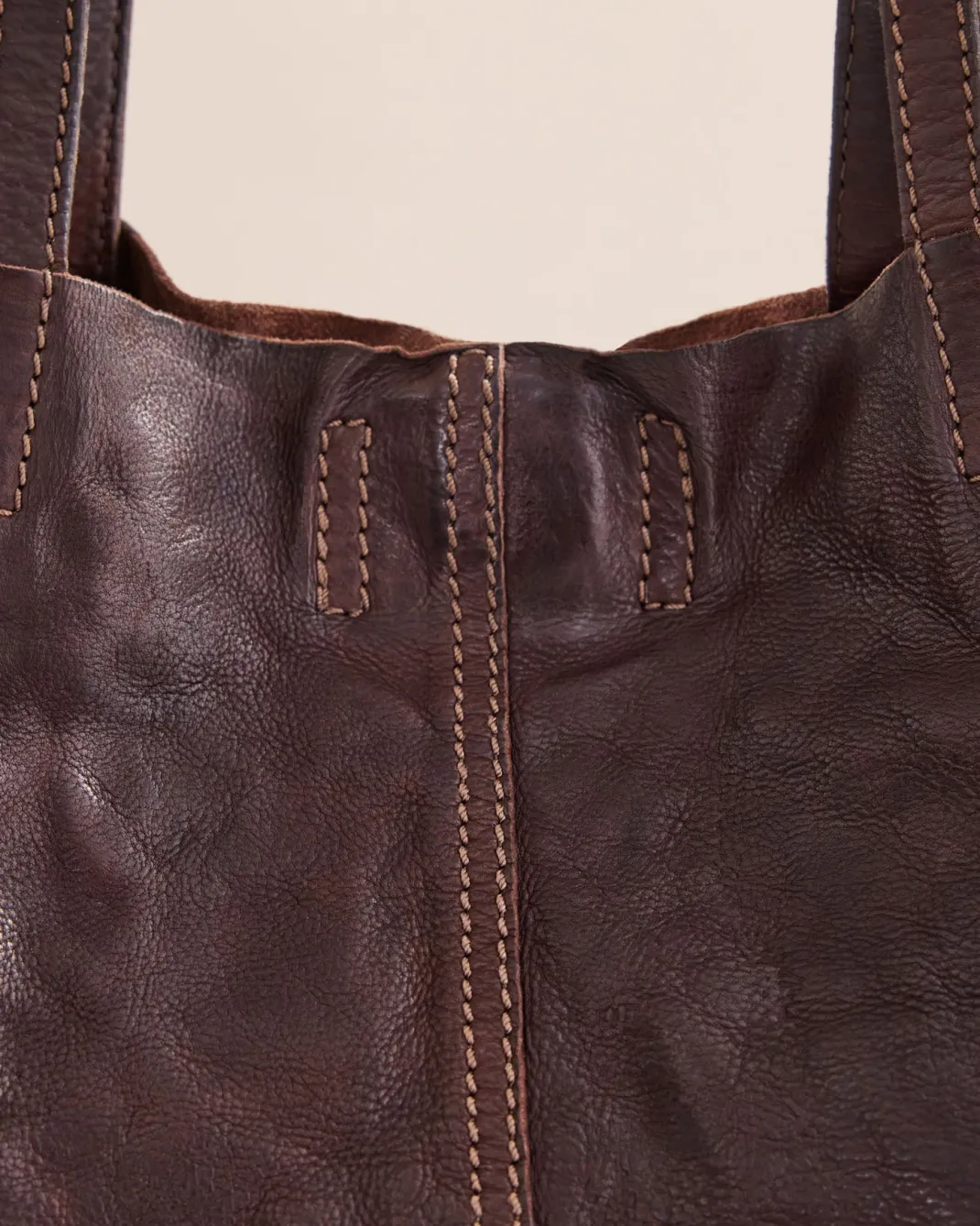 Bags>Humidity Lifestyle JUJU & CO TUMBLED BABY UNLINED TOTE - CHOCOLATE