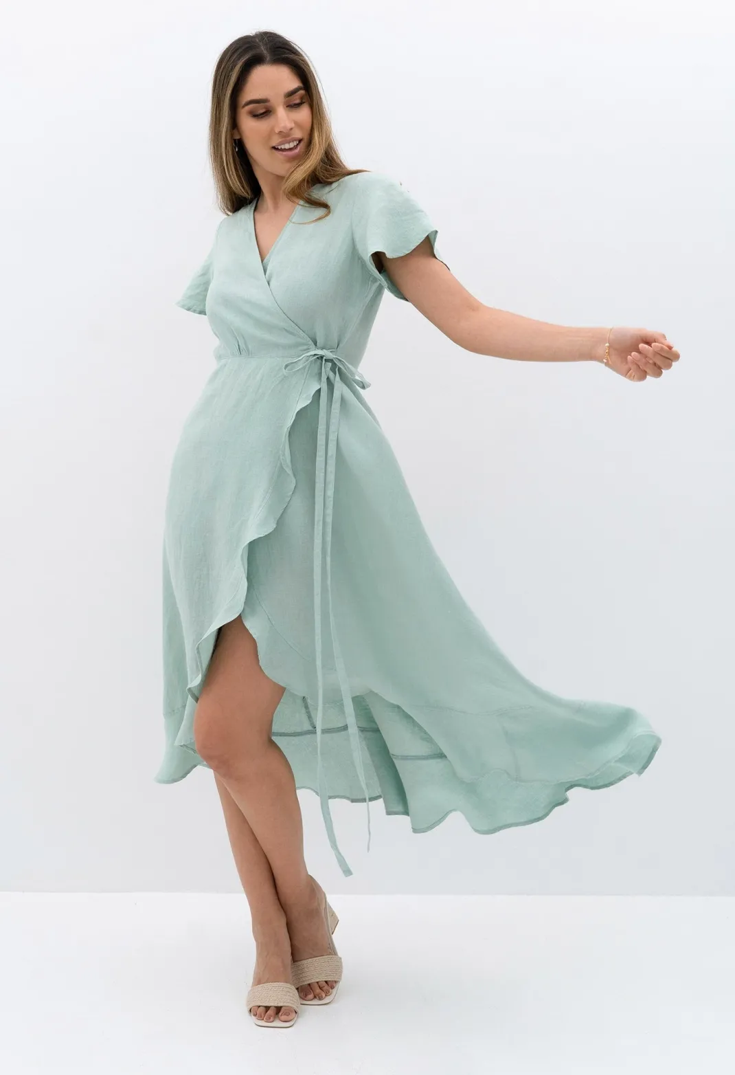 Maxi Dresses | Midi Dresses>Humidity Lifestyle KAI WRAP DRESS