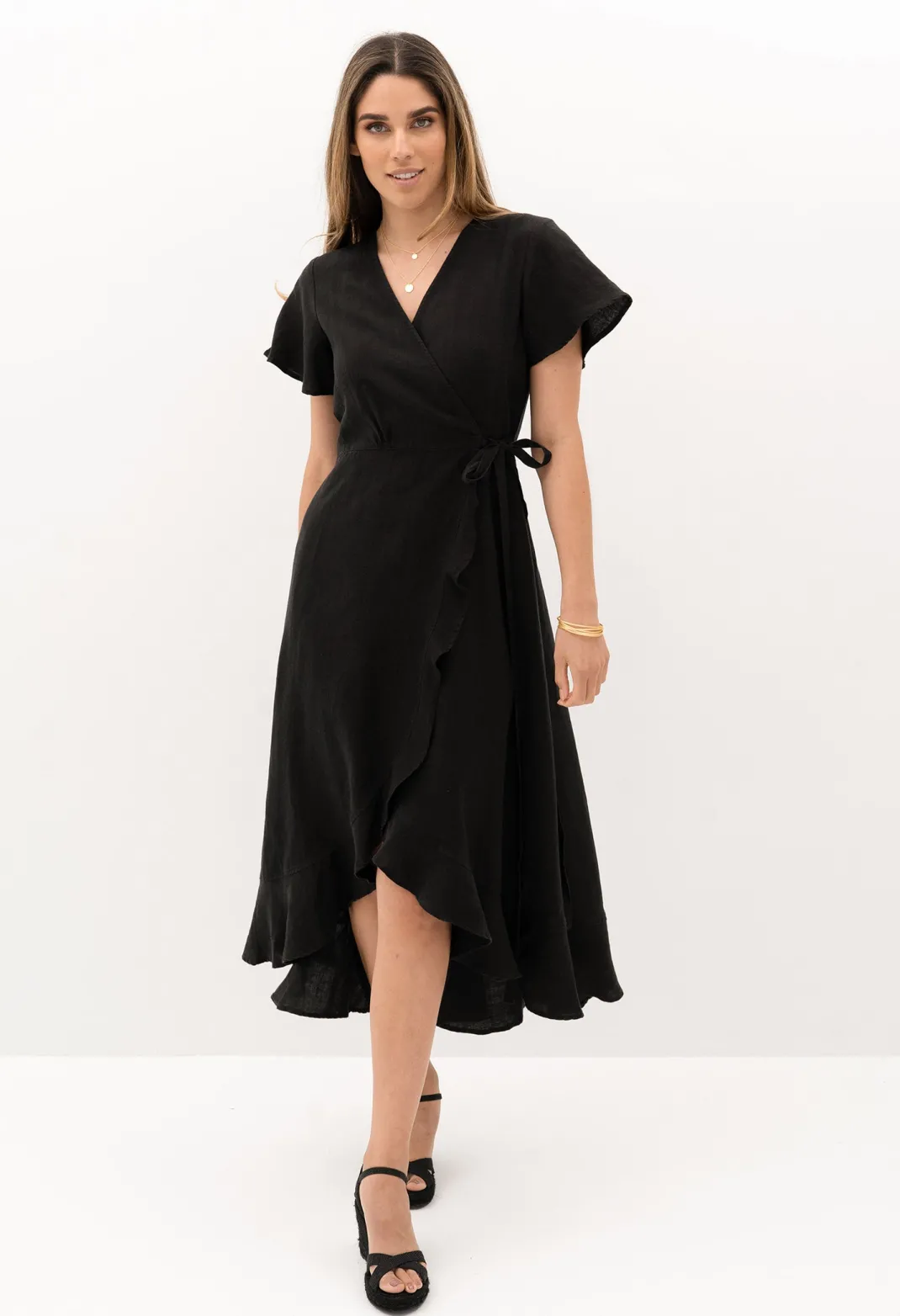 Maxi Dresses | Midi Dresses>Humidity Lifestyle KAI WRAP DRESS