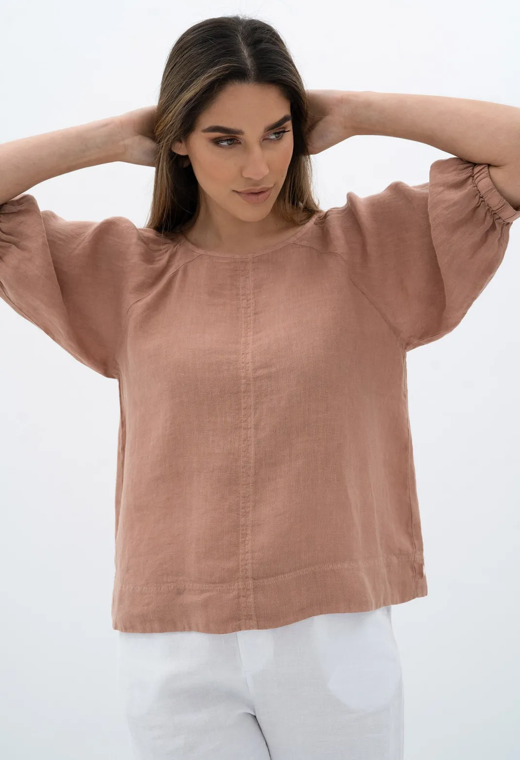 Blouses>Humidity Lifestyle LAGOON BLOUSE