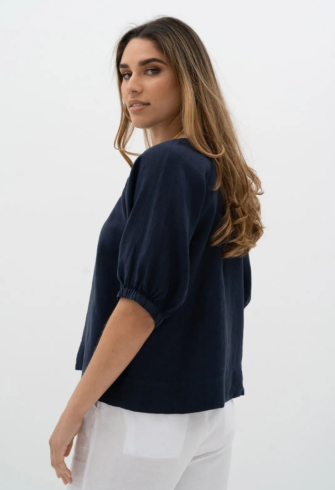Blouses>Humidity Lifestyle LAGOON BLOUSE