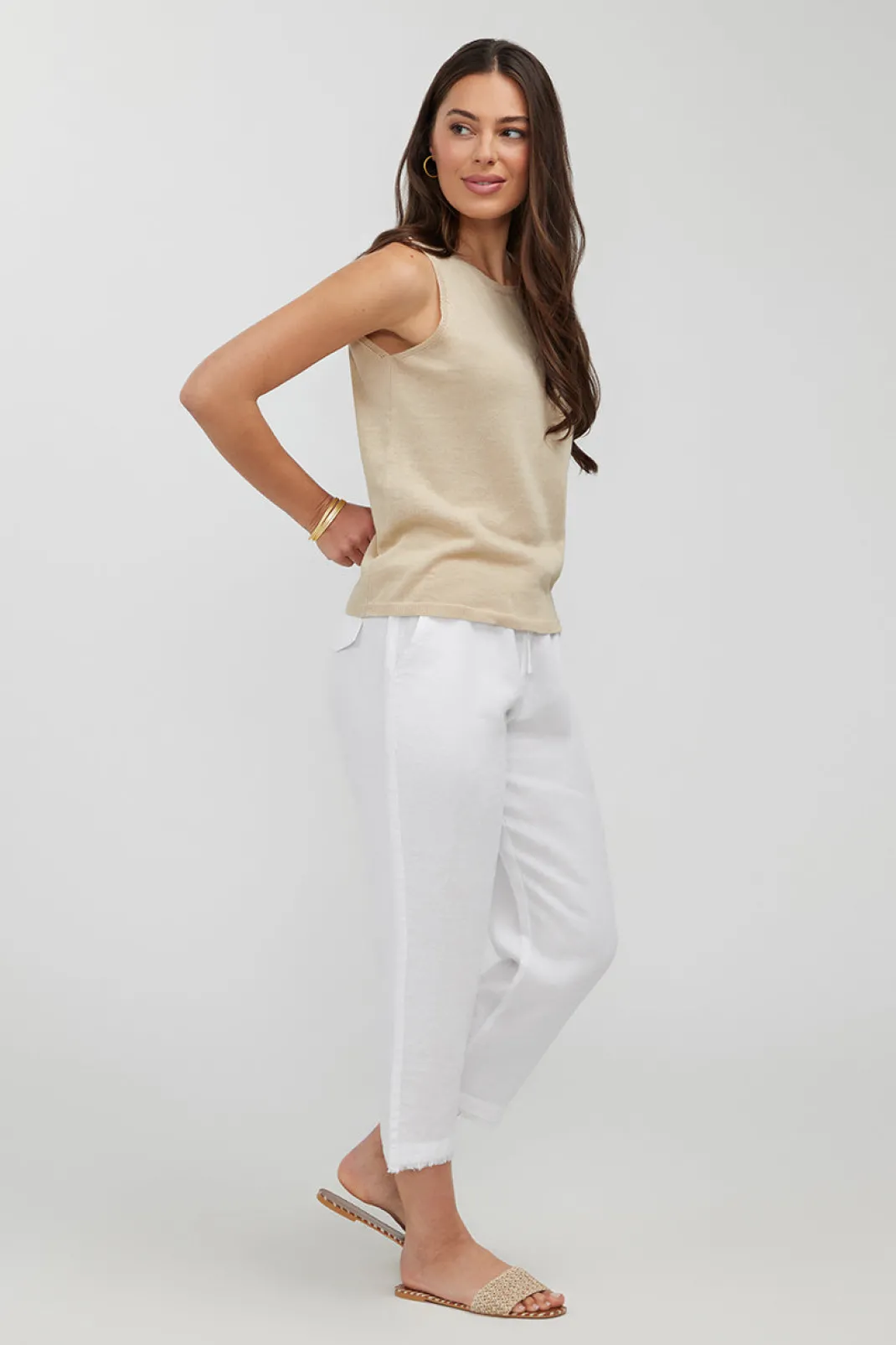 Resort | Pants>Humidity Lifestyle LIDO 3/4 LINEN PANT