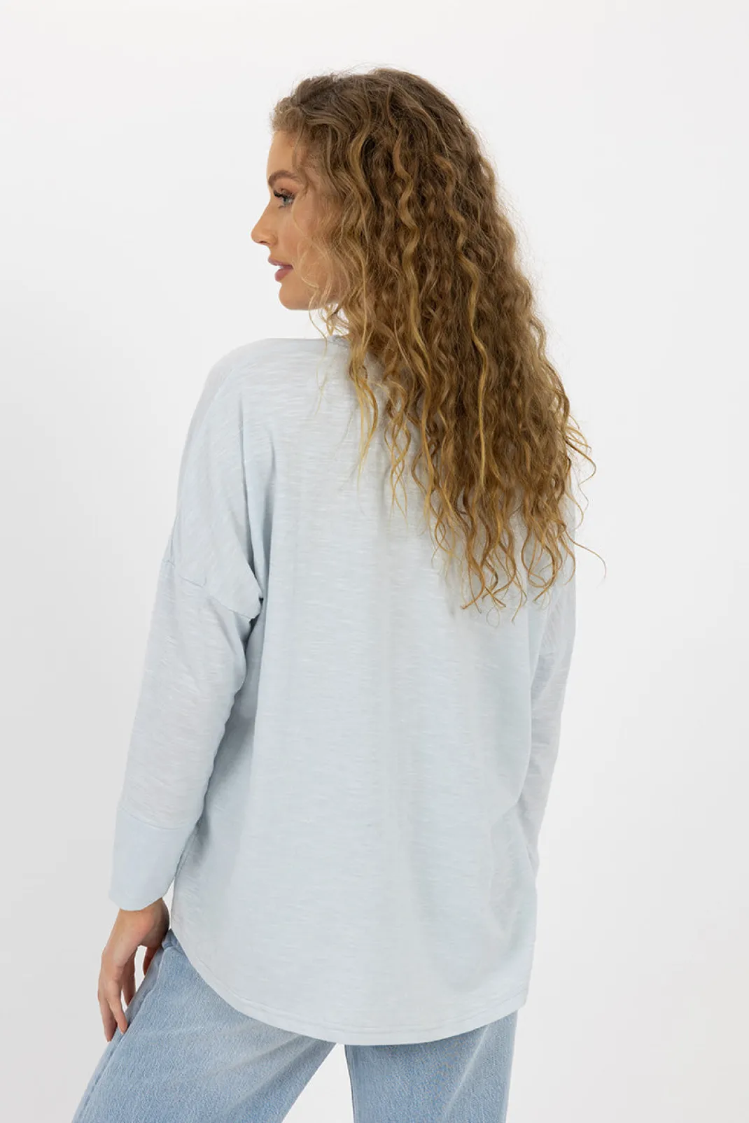 Loungewear | Basics>Humidity Lifestyle LONG SLEEVE DIPPY TEE AW24