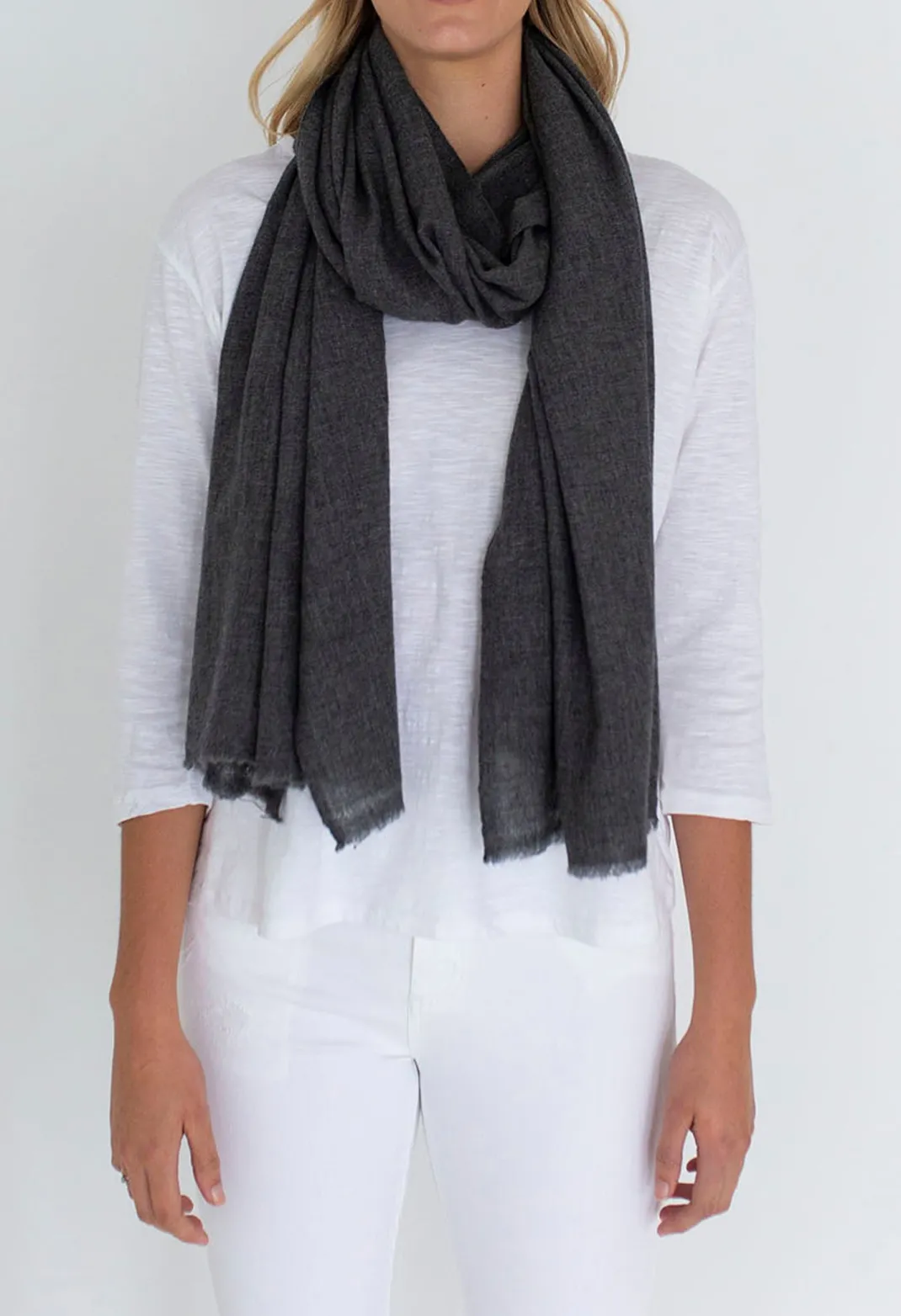 Scarves>Humidity Lifestyle MELANGE WOOL SCARF