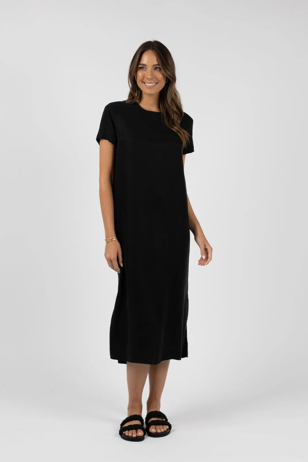 Maxi Dresses | Midi Dresses>Humidity Lifestyle MILANO TEE DRESS