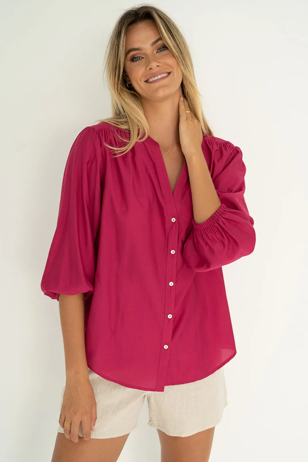 Blouses>Humidity Lifestyle MYSTIC BLOUSE