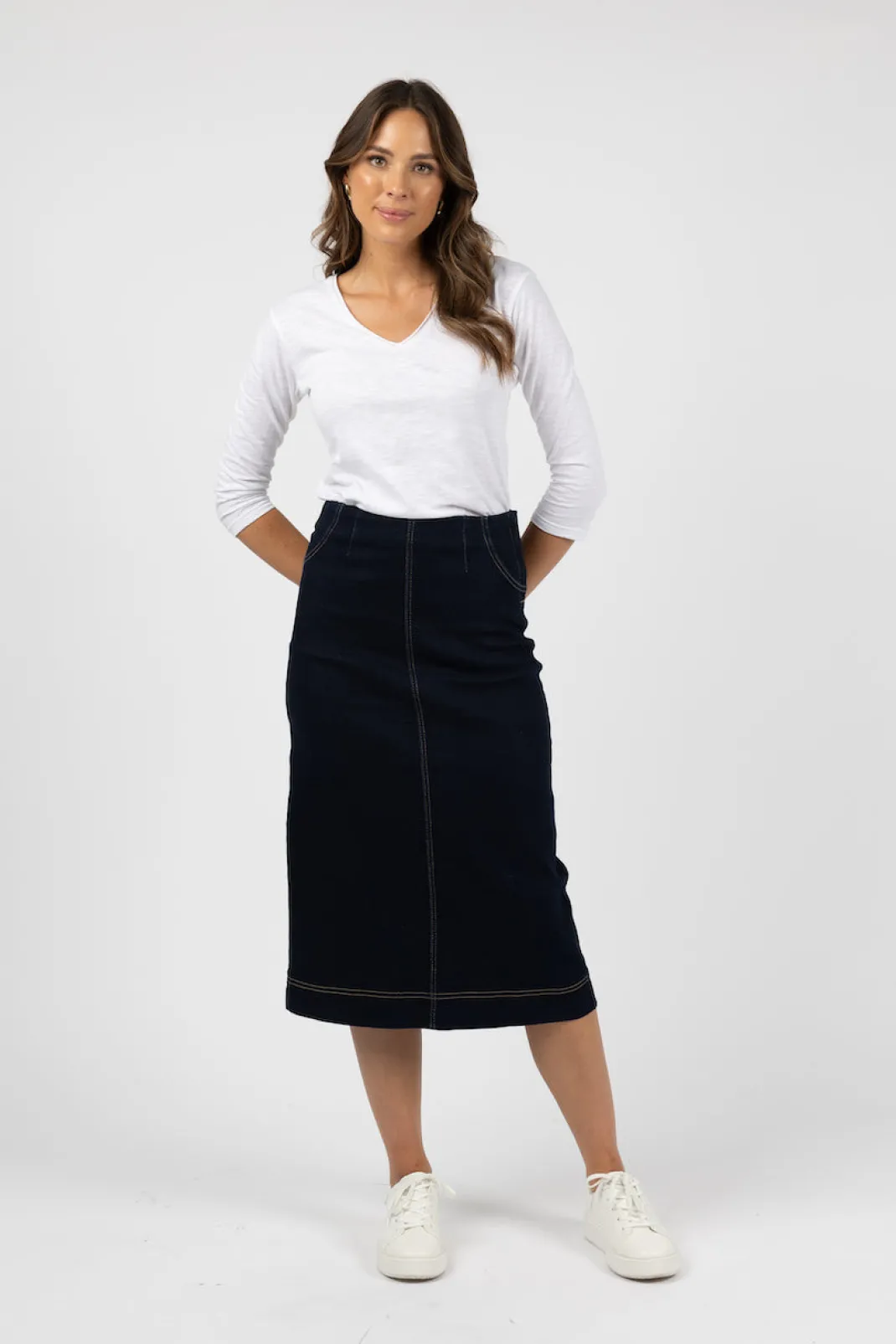 Denim | Skirts>Humidity Lifestyle NEVADA SKIRT