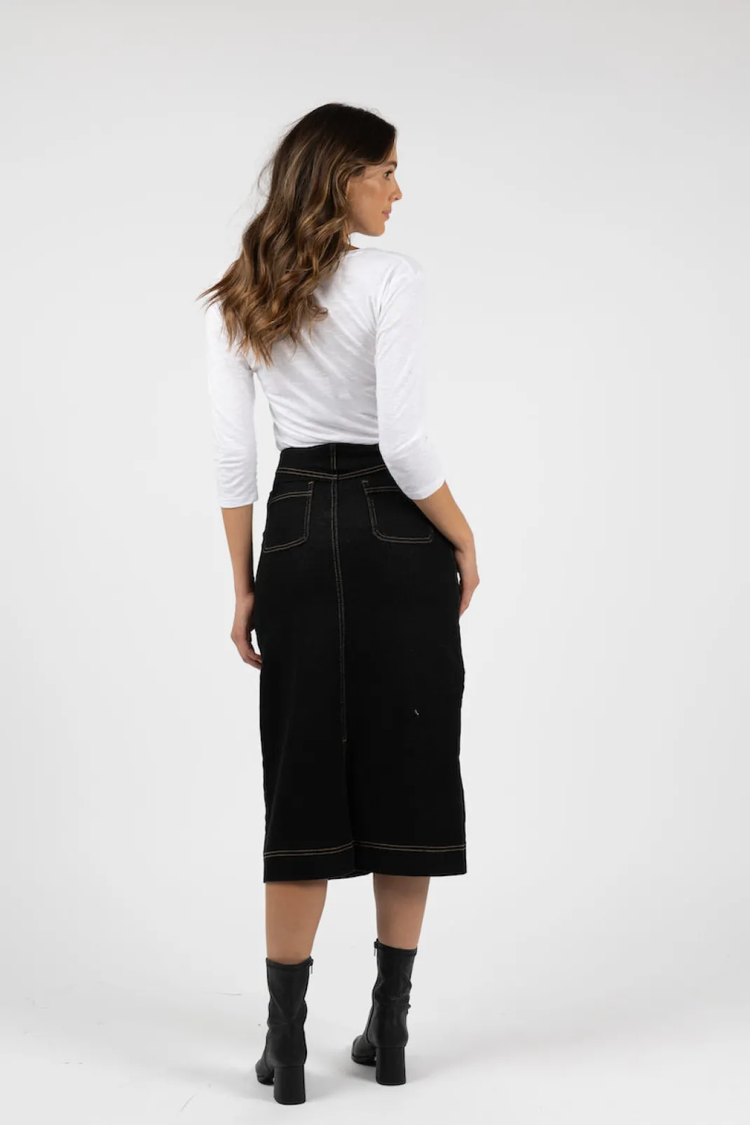Denim | Skirts>Humidity Lifestyle NEVADA SKIRT