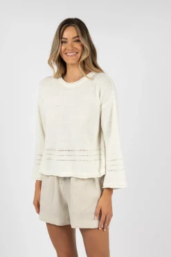 Lightweight Knits | Lightweight Knits>Humidity Lifestyle NORA JUMPER