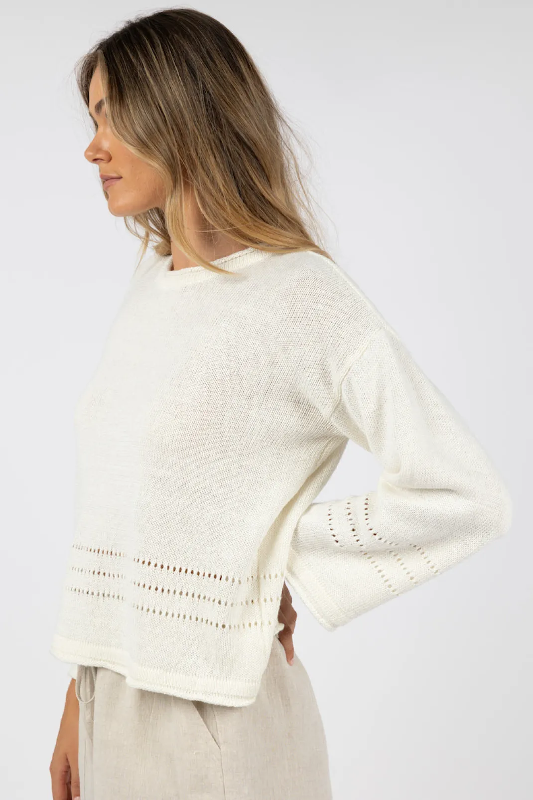 Lightweight Knits | Lightweight Knits>Humidity Lifestyle NORA JUMPER