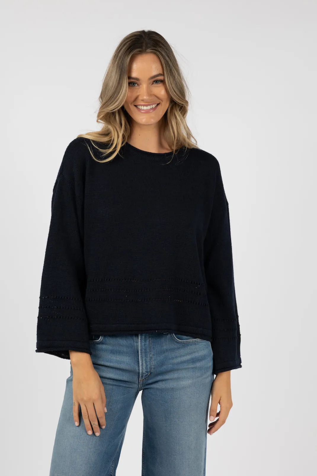 Lightweight Knits | Lightweight Knits>Humidity Lifestyle NORA JUMPER