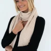 Scarves>Humidity Lifestyle RIBBED SCARF