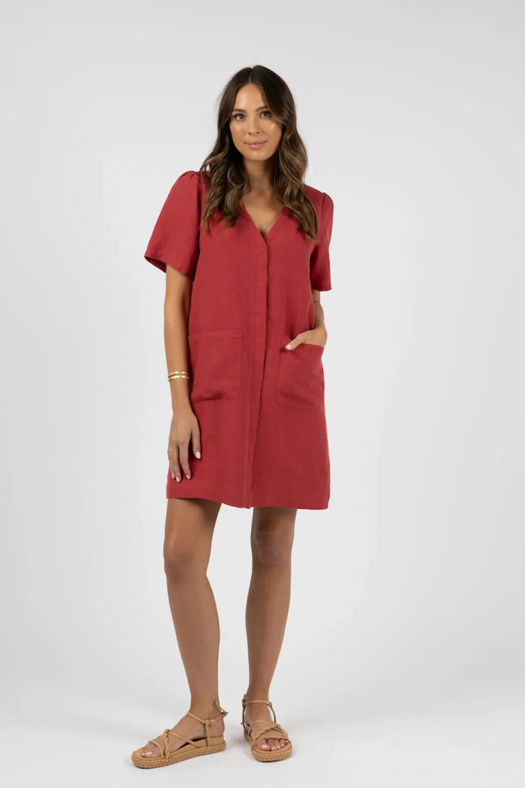 Resort | Shift Dresses>Humidity Lifestyle SAVINA SHIRT DRESS