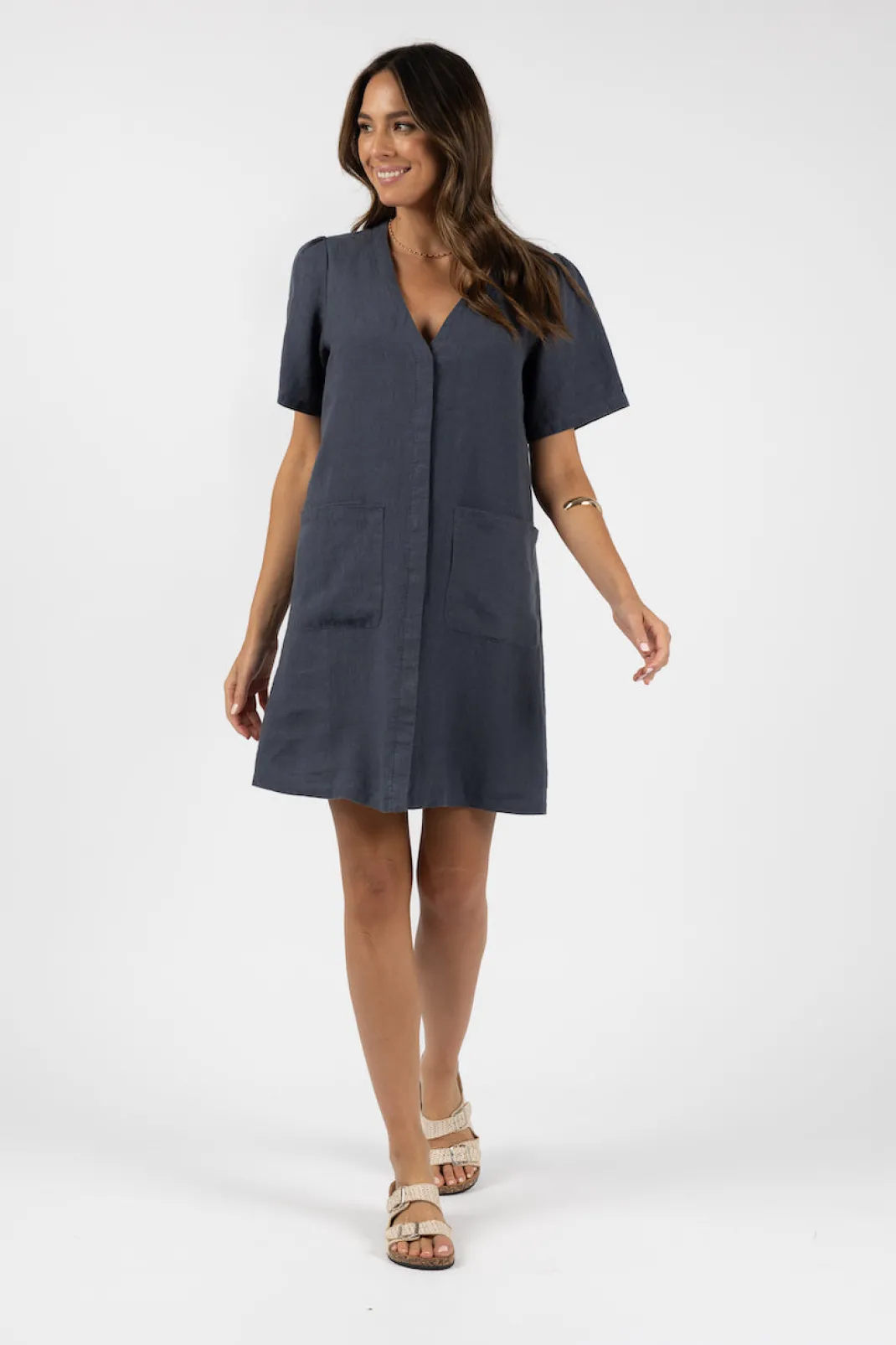 Resort | Shift Dresses>Humidity Lifestyle SAVINA SHIRT DRESS