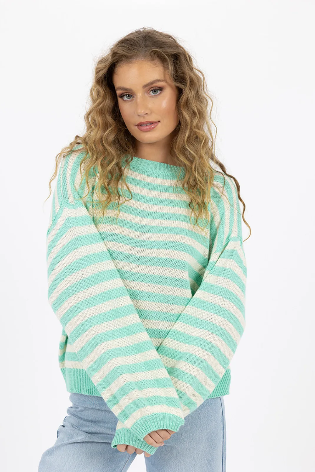 Midweight Knits | Midweight Knits>Humidity Lifestyle SIERRA STRIPE JUMPER