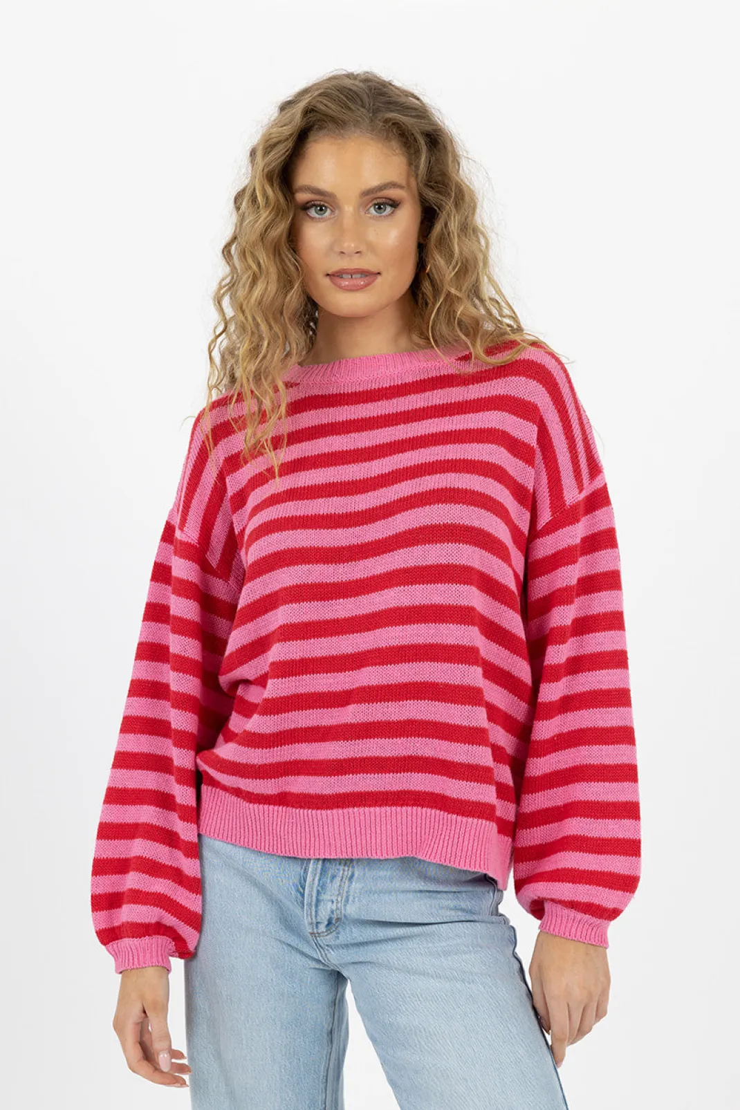 Midweight Knits | Midweight Knits>Humidity Lifestyle SIERRA STRIPE JUMPER