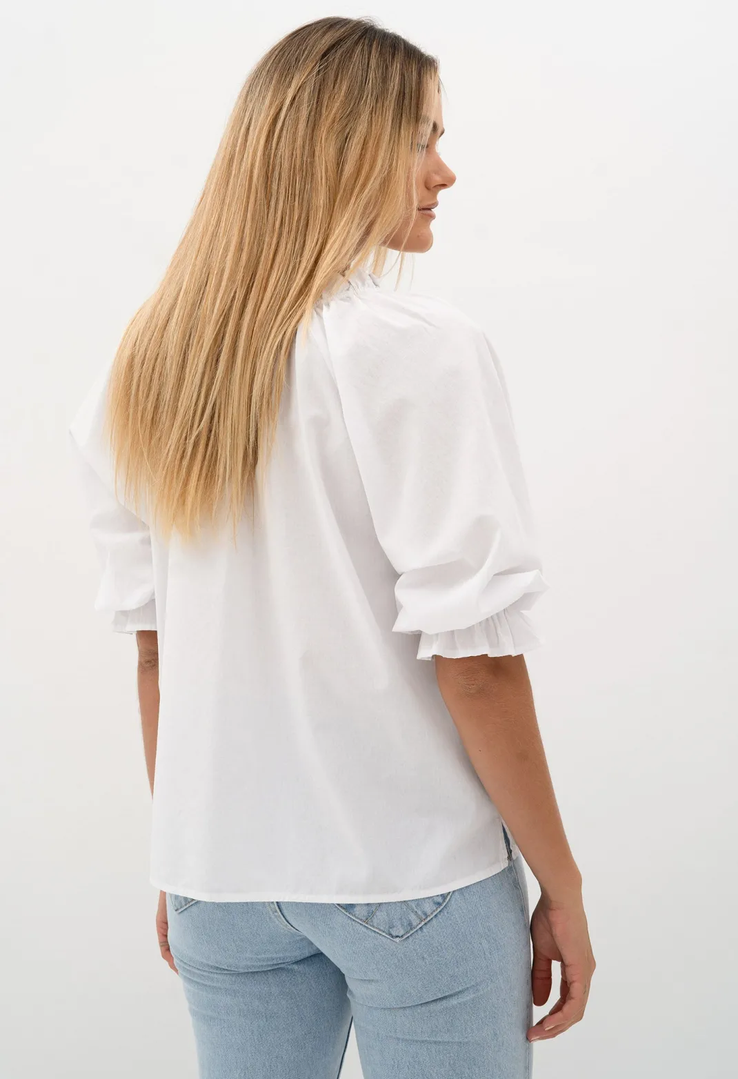 Blouses>Humidity Lifestyle SPLICE BLOUSE