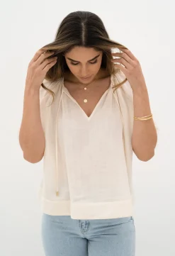 Resort | Blouses>Humidity Lifestyle STARDUST BLOUSE