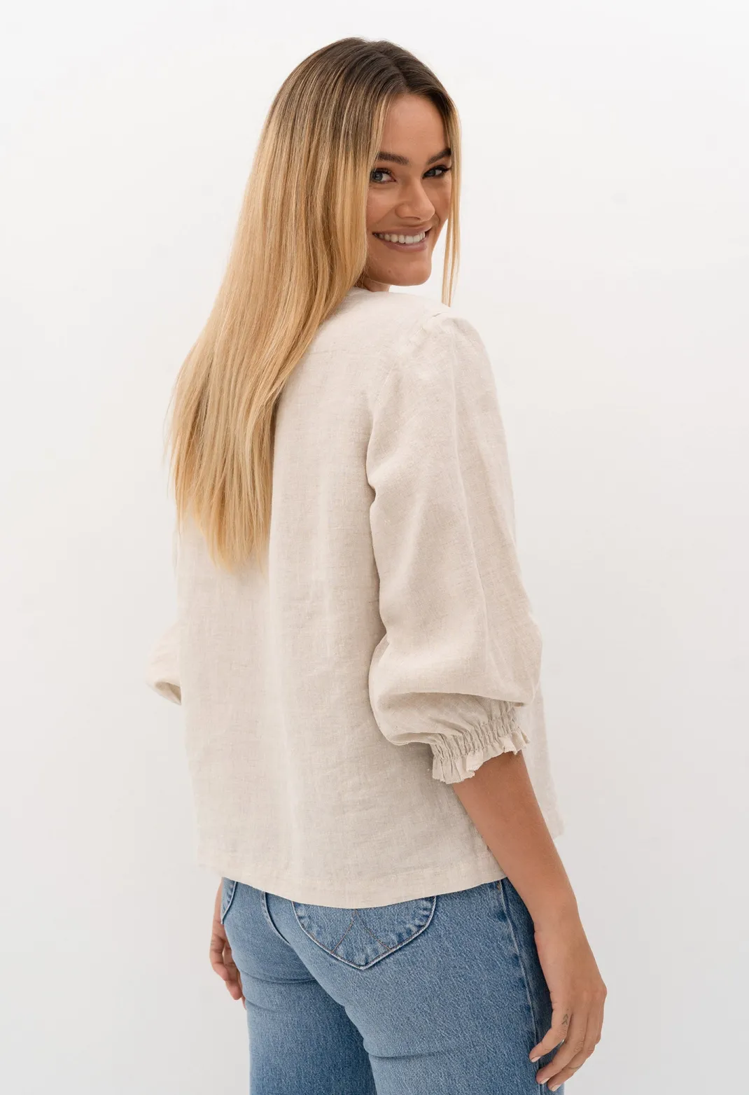 Blouses>Humidity Lifestyle TULUM BLOUSE