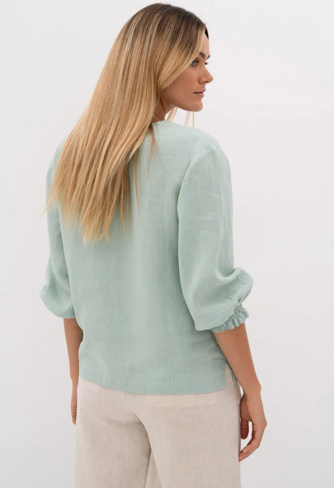 Blouses>Humidity Lifestyle TULUM BLOUSE