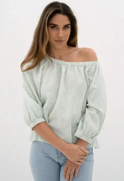 Blouses>Humidity Lifestyle VOYAGE BLOUSE