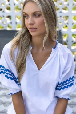 Resort | Blouses>Humidity Lifestyle ZIGGY BLOUSE